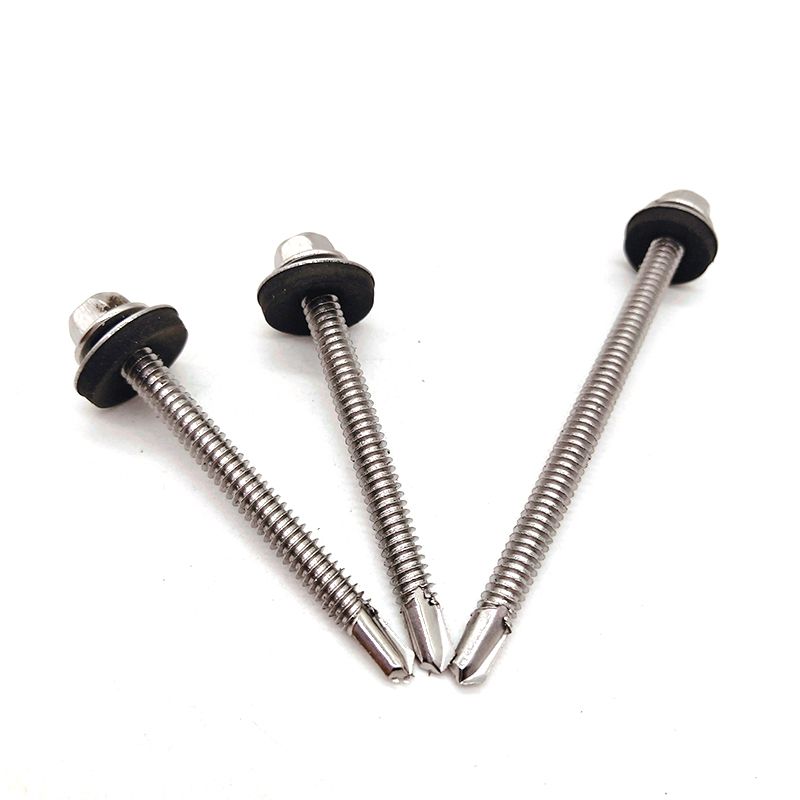 Stainless Hex Head Self Drilling Screws with Washer